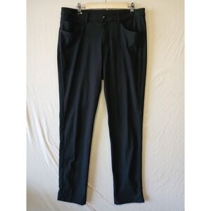 Lululemon mens pants size 34 x 36 Tall black golf slacks casual Country club